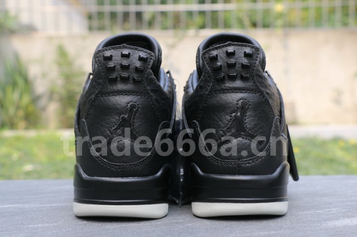 Authentic Air Jordan 4 Premium “Black”