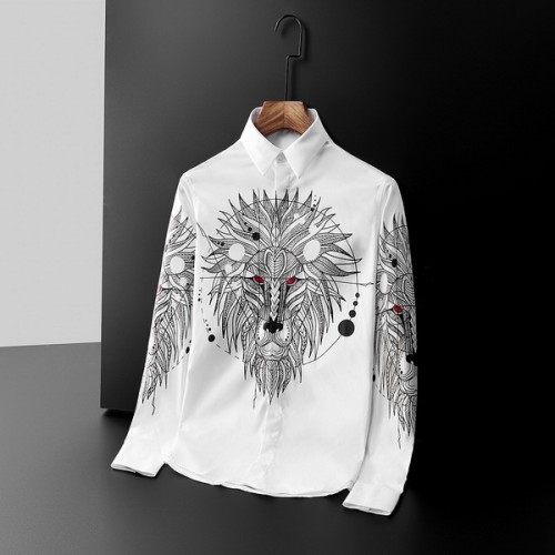 Versace long sleeve shirt men-025(M-XXXXL)