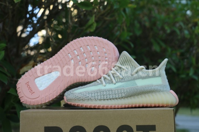 Authentic Yeezy Boost 350 V2 “Citrin” Kids Shoes