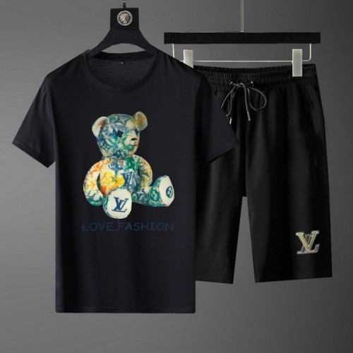 LV short sleeve men suit-103(M-XXXXL)