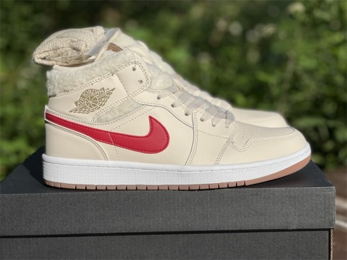 AuthenticAir Jordan 1 Mid Pearl White