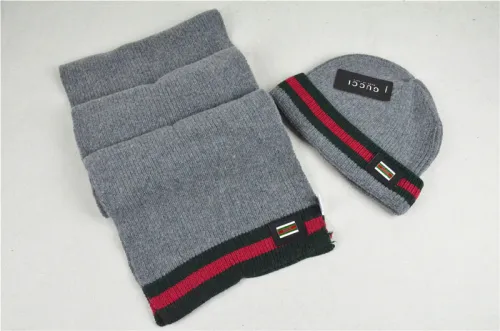G Wool Cap Scarf AAA-026