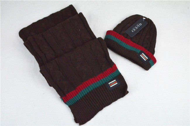 G Wool Cap Scarf AAA-007