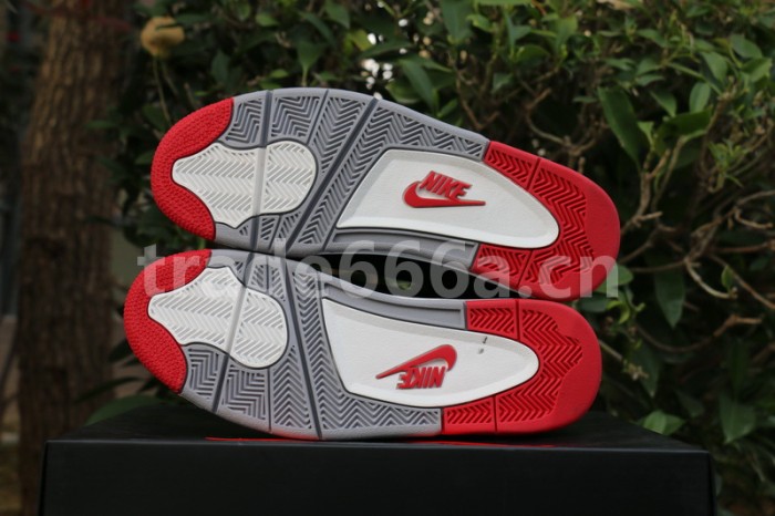 Authentic Air Jordan 4 Bred 2019