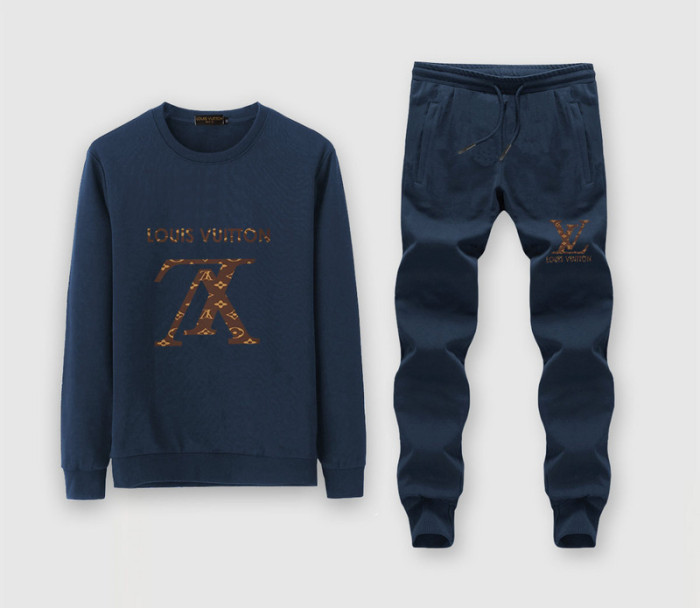 LV long sleeve men suit-174(M-XXXL)