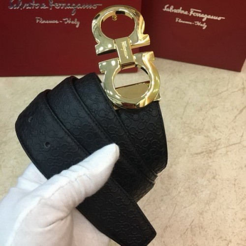 Super Perfect Quality Ferragamo Belts(100% Genuine Leather,steel Buckle)-1157