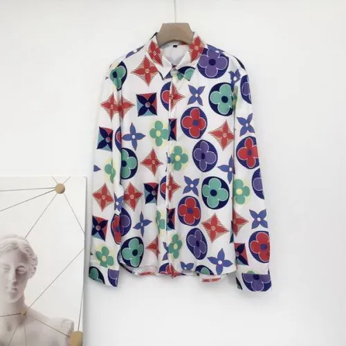 LV long sleeve shirt men-011(M-XXL)