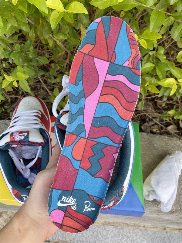 Authentic Parra x Nike SB Dunk Low  DH7695-100