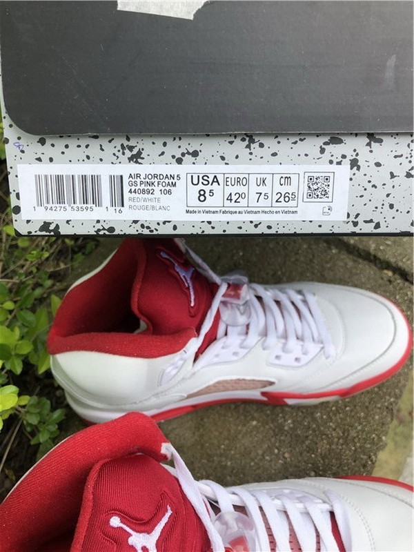 Authentic Air Jordan 5 Retro  Pink Foam 