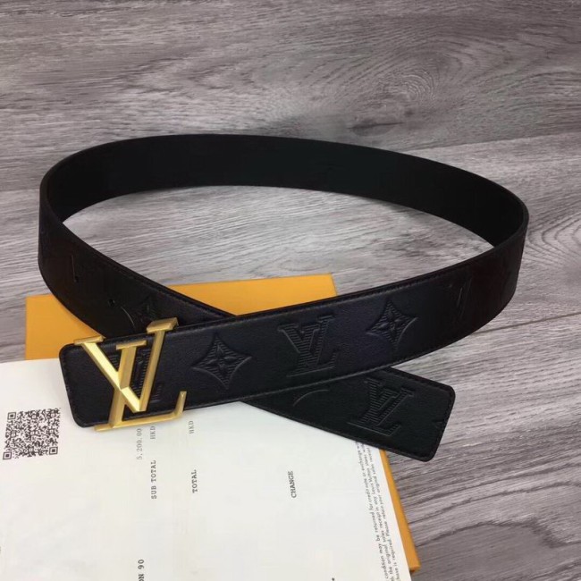 Super Perfect Quality LV Belts(100% Genuine Leather Steel Buckle)-1464