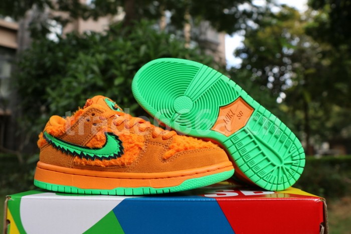 Authentic Grateful Dead x Nike SB Dunk Low “Orange Bear”  kids shoes