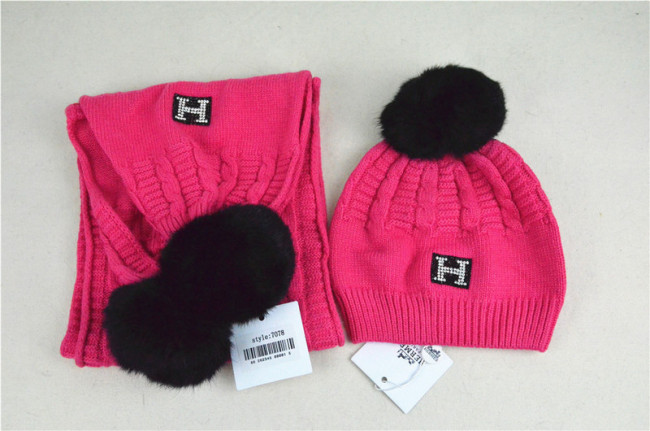 Hermes Wool Cap Scarf AAA-006