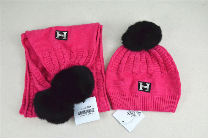 Hermes Wool Cap Scarf AAA-006