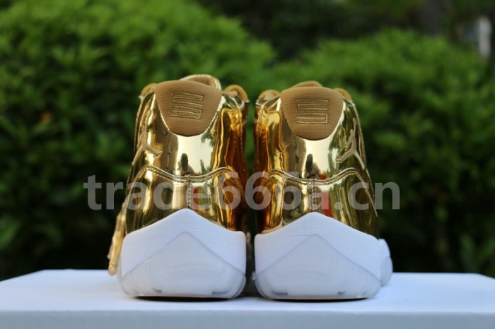 Authentic Air Jordan 11 PRM Gold