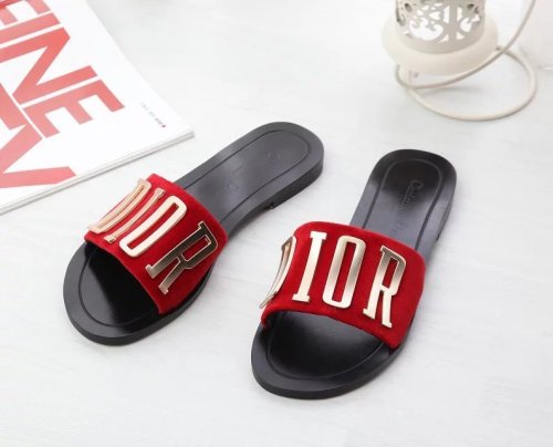 Dior women slippers AAA-012(35-42)