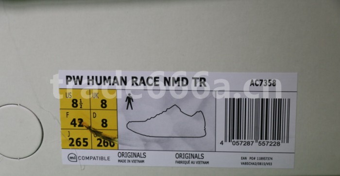 Authentic Pharrell x AD Originals NMD Human Race TR BBC Exclusive