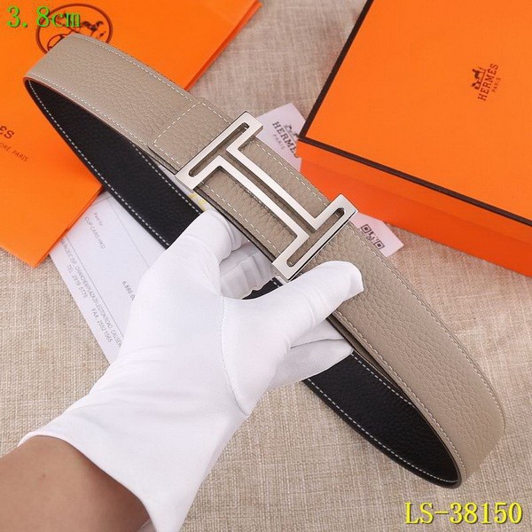 Super Perfect Quality Hermes Belts(100% Genuine Leather,Reversible Steel Buckle)-344