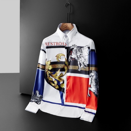 Versace long sleeve shirt men-028(M-XXXXL)