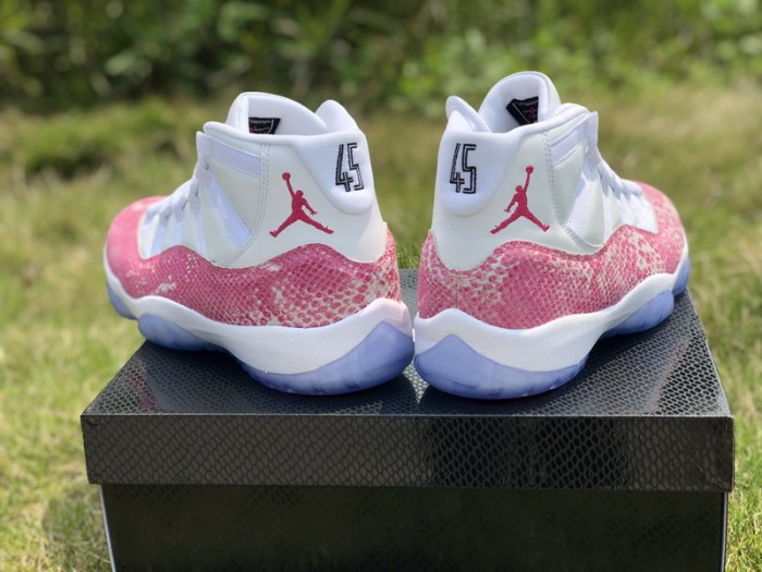 Authentic Air Jordan 11 Retro OVO “Pink Snakeskin”