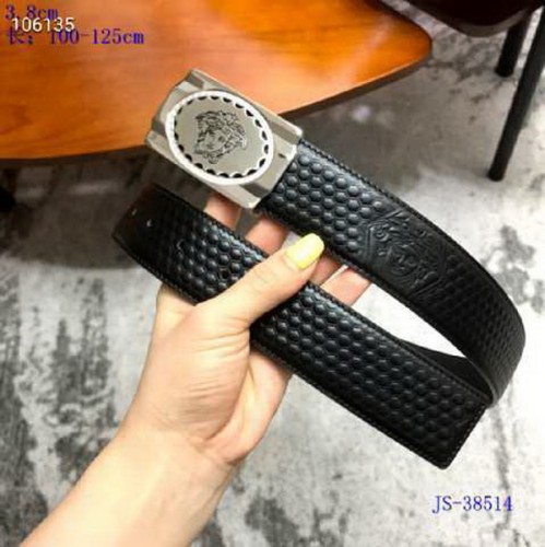Super Perfect Quality Versace Belts(100% Genuine Leather,Steel Buckle)-375