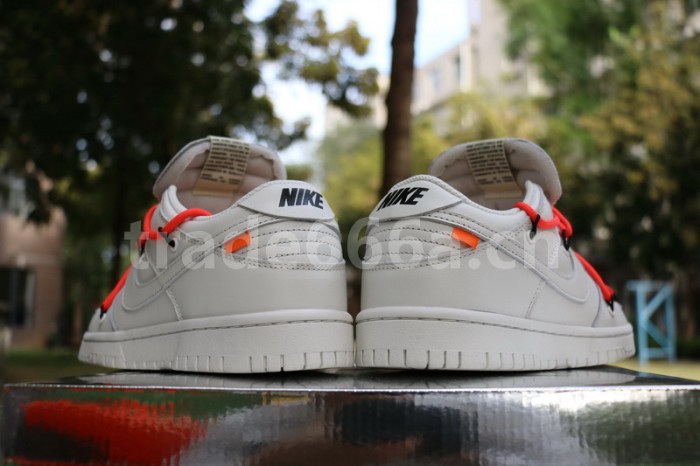 Authentic OFF-WHITE x Nike Dunk Low White