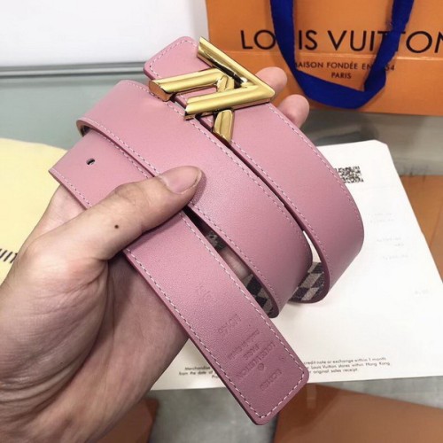 Super Perfect Quality LV women Belts(100% Genuine Leather,Steel Buckle)-046