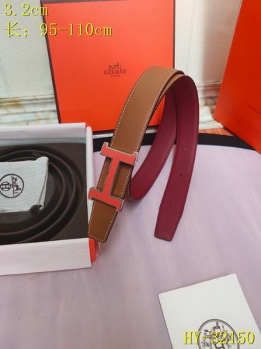 Super Perfect Quality Hermes Belts(100% Genuine Leather,Reversible Steel Buckle)-272