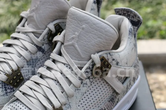 Authentic Air Jordan 4 Premium “Snakeskin”