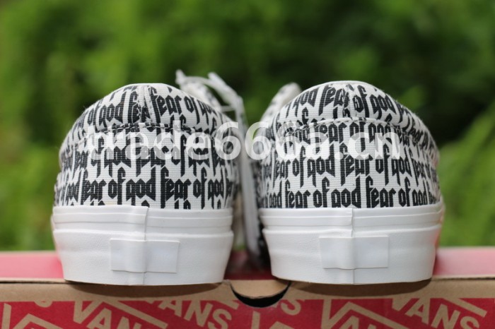 Authentic Fear Of God x Vans Low Top Shoes