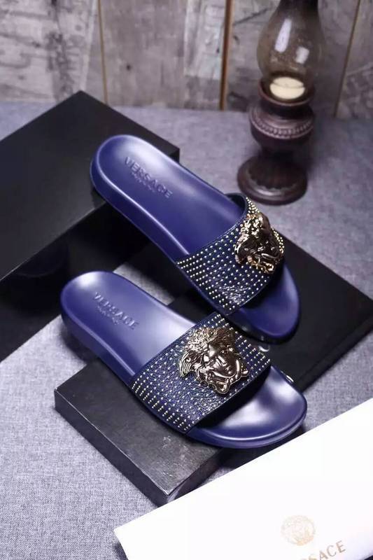 Versace men slippers AAA-057