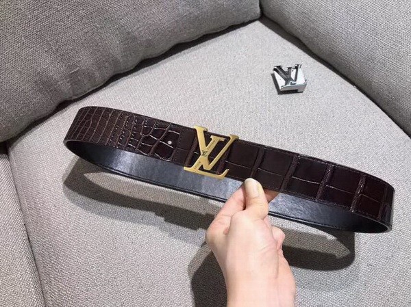 Super Perfect Quality LV Belts(100% Genuine Leather Steel Buckle)-1972