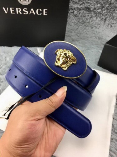 Super Perfect Quality Versace Belts(100% Genuine Leather,Steel Buckle)-532