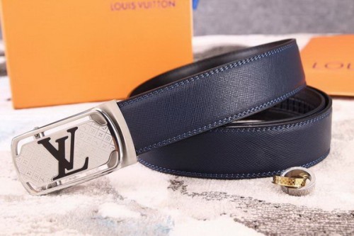 Super Perfect Quality LV Belts(100% Genuine Leather Steel Buckle)-1840