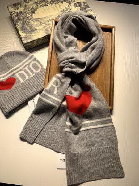 Dior Wool Cap Scarf AAA-037