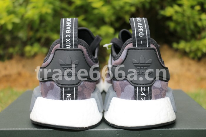 Authentic BAPE x AD NMD Black