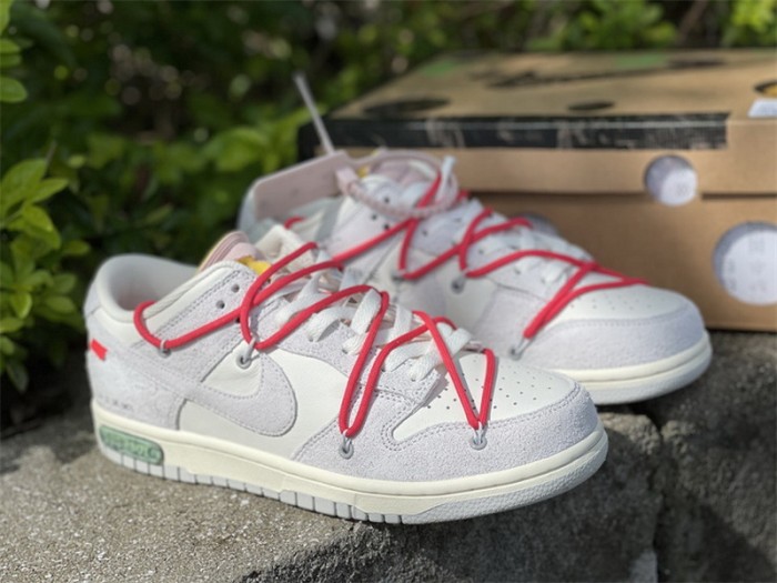 Authentic OFF-WHITE x Nike Dunk Low “The 50” DJ0950 118