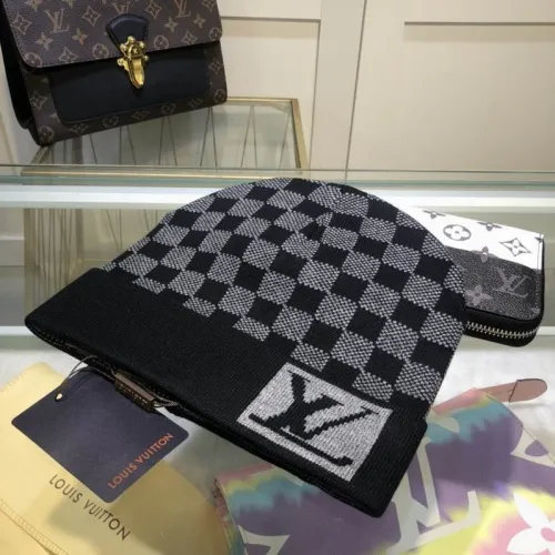 LV Wool Cap Scarf AAA-133