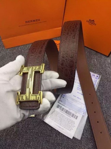 Super Perfect Quality Hermes Belts(100% Genuine Leather,Reversible Steel Buckle)-240