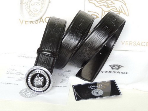 Super Perfect Quality Versace Belts(100% Genuine Leather,Steel Buckle)-862