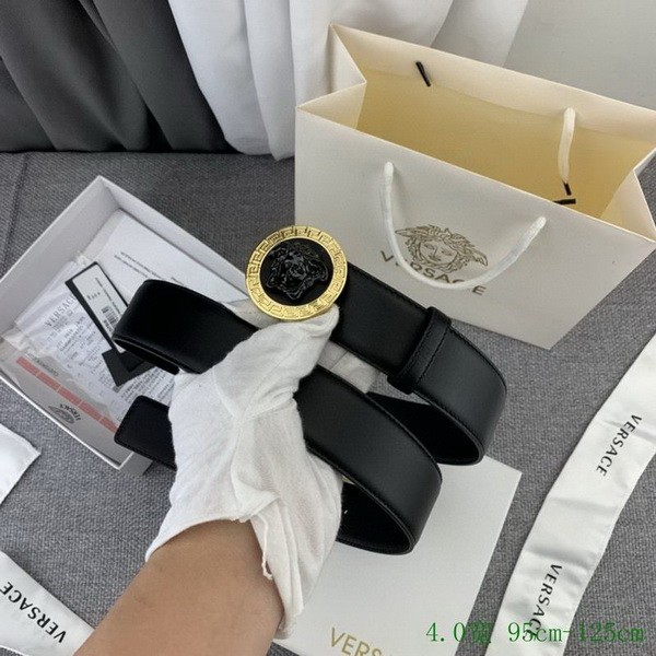 Super Perfect Quality Versace Belts(100% Genuine Leather,Steel Buckle)-523