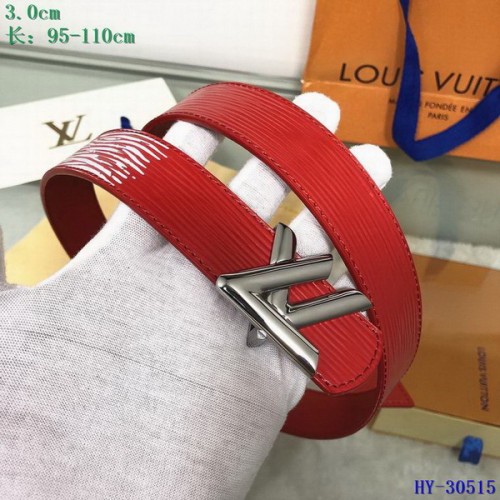 Super Perfect Quality LV Belts(100% Genuine Leather Steel Buckle)-3137