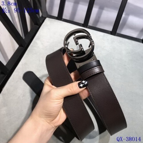 Super Perfect Quality G Belts(100% Genuine Leather,steel Buckle)-3840