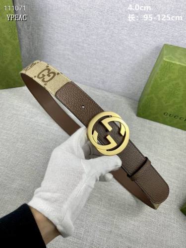 Super Perfect Quality G Belts(100% Genuine Leather,steel Buckle)-3090