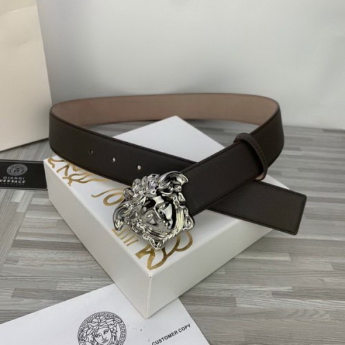 Super Perfect Quality Versace Belts(100% Genuine Leather,Steel Buckle)-1272