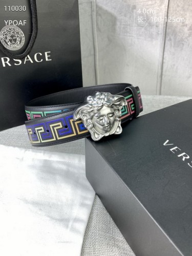 Super Perfect Quality Versace Belts(100% Genuine Leather,Steel Buckle)-959
