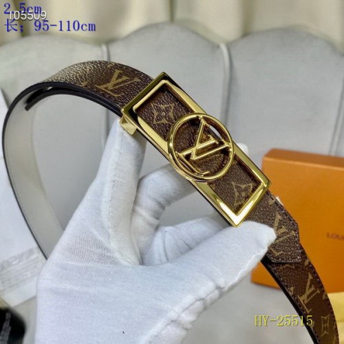 Super Perfect Quality LV Belts(100% Genuine Leather Steel Buckle)-4281