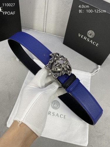 Super Perfect Quality Versace Belts(100% Genuine Leather,Steel Buckle)-965