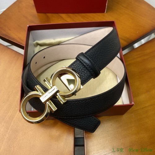 Super Perfect Quality Ferragamo Belts(100% Genuine Leather,steel Buckle)-1552