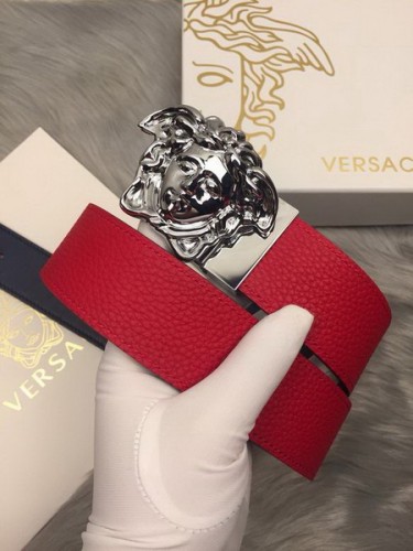 Super Perfect Quality Versace Belts(100% Genuine Leather,Steel Buckle)-607
