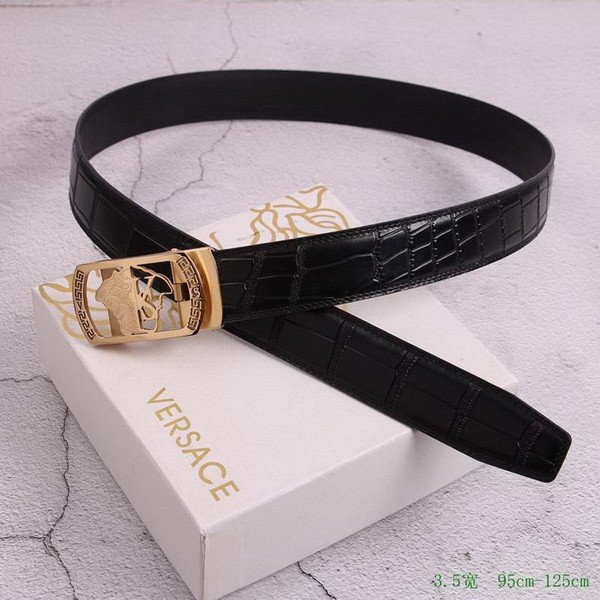 Super Perfect Quality Versace Belts(100% Genuine Leather,Steel Buckle)-558